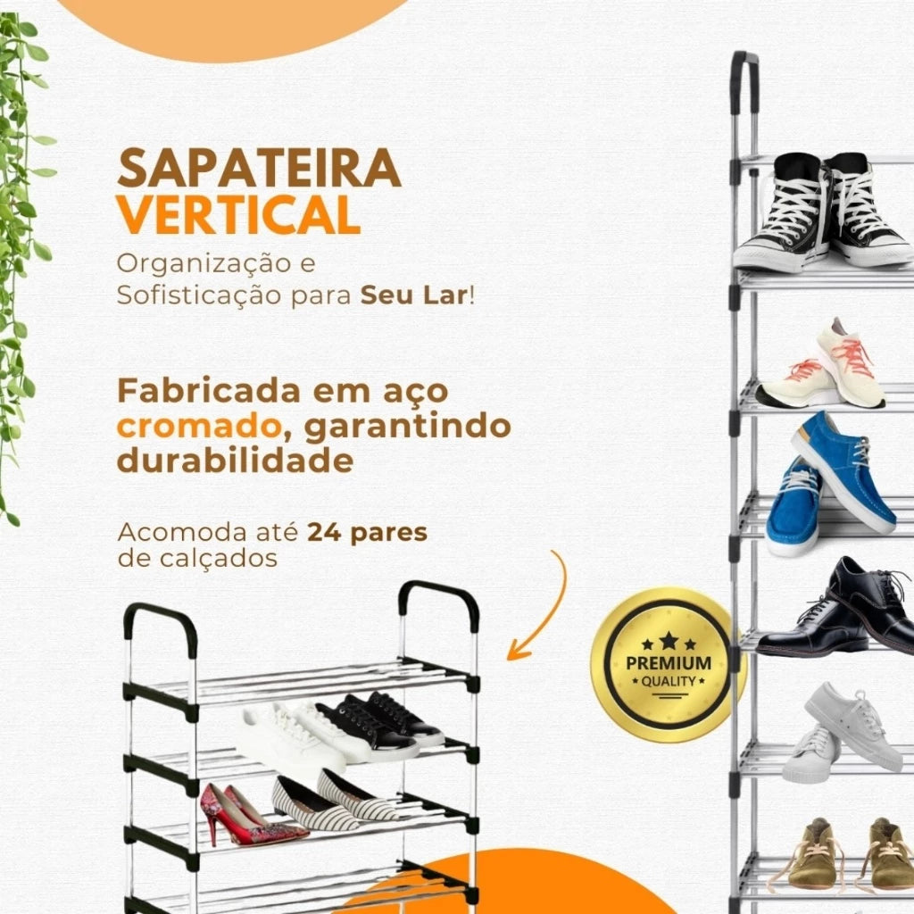 Sapateira Multiuso Para Calçados 3/4/5/6/7/8/9 Andares Organizador Desmontável
