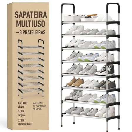 Sapateira Multiuso Para Calçados 3/4/5/6/7/8/9 Andares Organizador Desmontável
